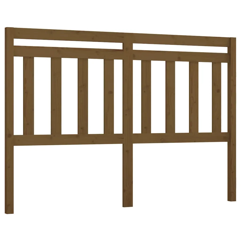 Testiera per Letto Miele 146x4x100 cm in Legno Massello di Pino cod mxl 31694
