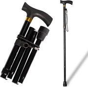 Staffa da Trekking - Flessibile e Ripiegabile - 85-95 cm - Staffe da Trekking - Staffe da Camminata - Staffa Flessibile - Staffa per Anziani - Manico Ergonomico - Antiscivolo - Solida - Trekking - Staffa da Camminata - Staffe da Trekking - Nordica - Nero