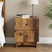 Armadio da Notte con cassetto Legno antico 43 x 34,5 x 47,5 cm 893851