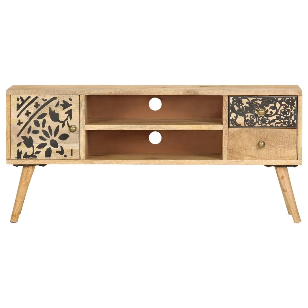 Mobile Porta TV 100x30x45 cm in Legno Massello di Mango 247999