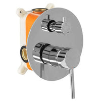 Set Da Vasca-doccia Da Incasso Rea Lungo Chrome + Box