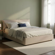 Letto Matrimoniale Apaia, Letto Matrimoniale Sfoderabile Made in Italy, Grigio Tortora\