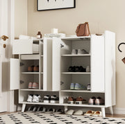 Credenza moderna con 4 ante, 1 cassetto e ripiano regolabile