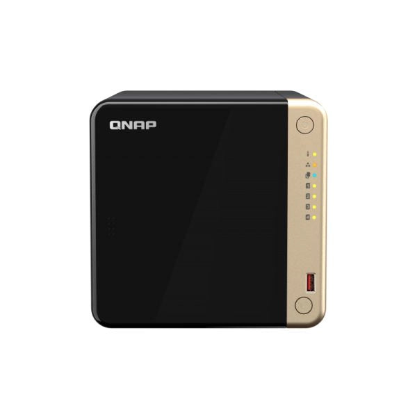 Qnap ts-464 nas tower intel® celeron® n5095 8 gb ddr4 0 tb qnap qts nero - TS-464-8G