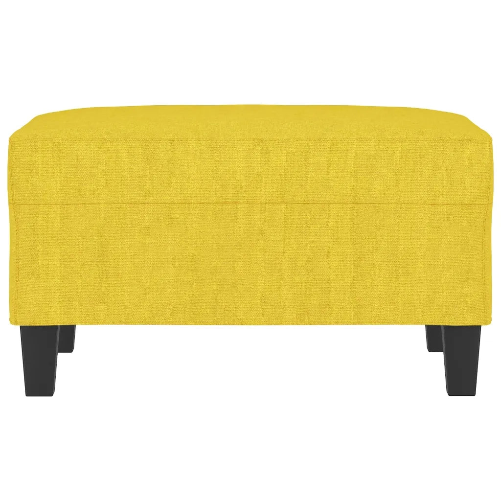 Poggiapiedi Giallo Chiaro 70x55x41 cm in Tessutocod mxl 102553