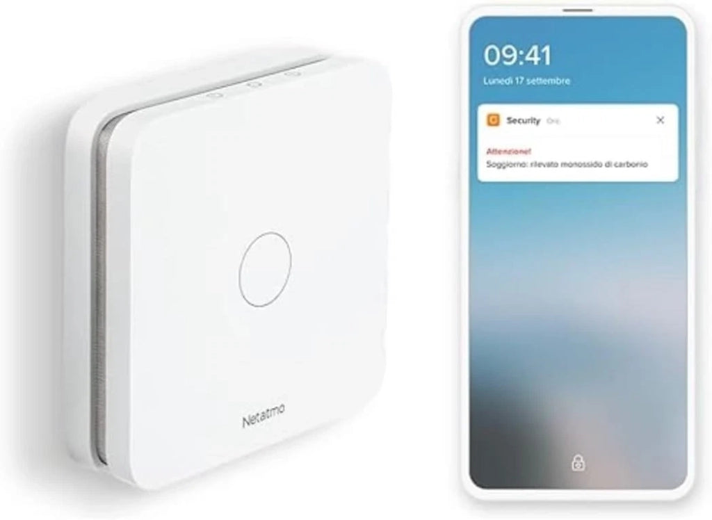 NETATMO Rilevatore di Monossido di Carbonio Intelligente. Wifi.