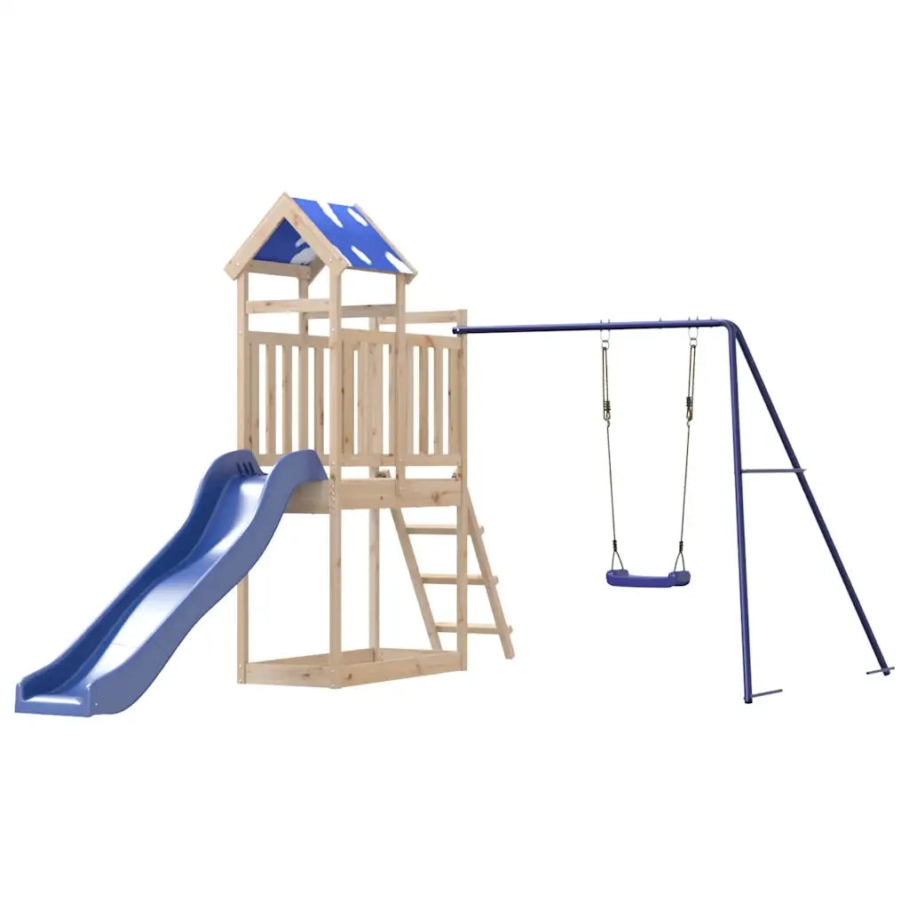 Set da Gioco da Esterno in Legno Massello di Pino 3279076