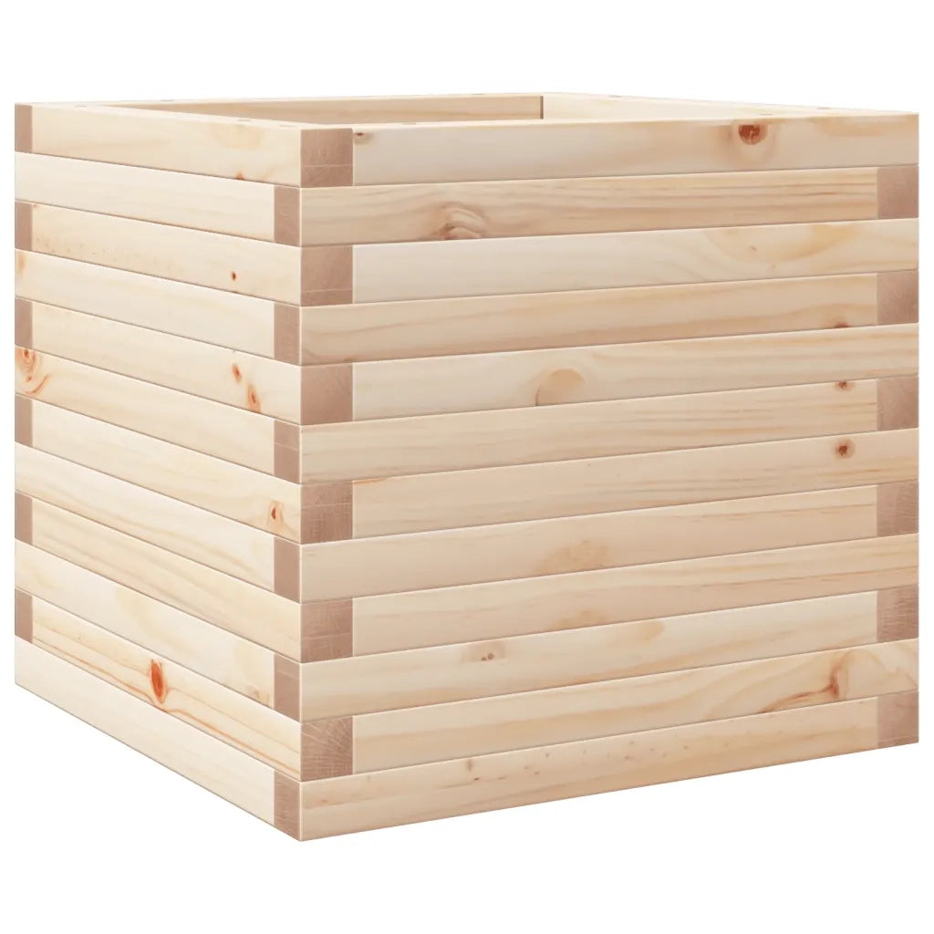 Fioriera da Giardino 50x50x45,5 cm in Legno Massello di Pino 847243