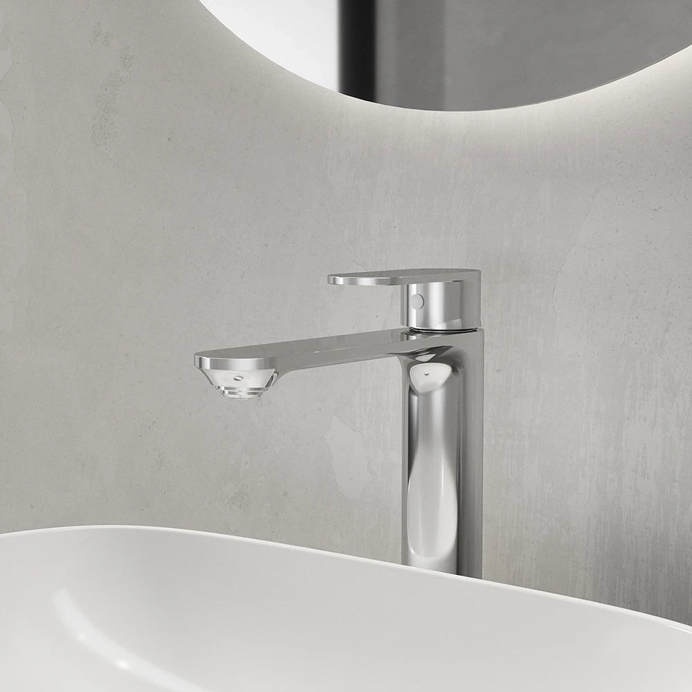 Set miscelatori: lavabo alto bidet senza scarico e incasso doccia monocomando cromato | Kerry