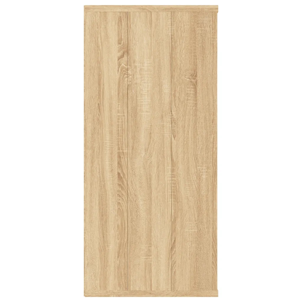 Libreria-Credenza-Armadietto Portaoggetti Rovere Sonoma 66x30x98 cm Legno Multistrato