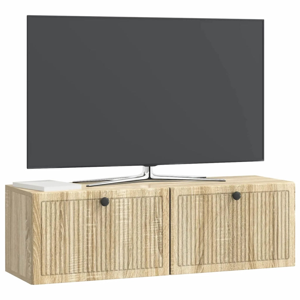 Mobile Porta TV da Muro Rovere Sonoma 98 x 31 x 30 cm