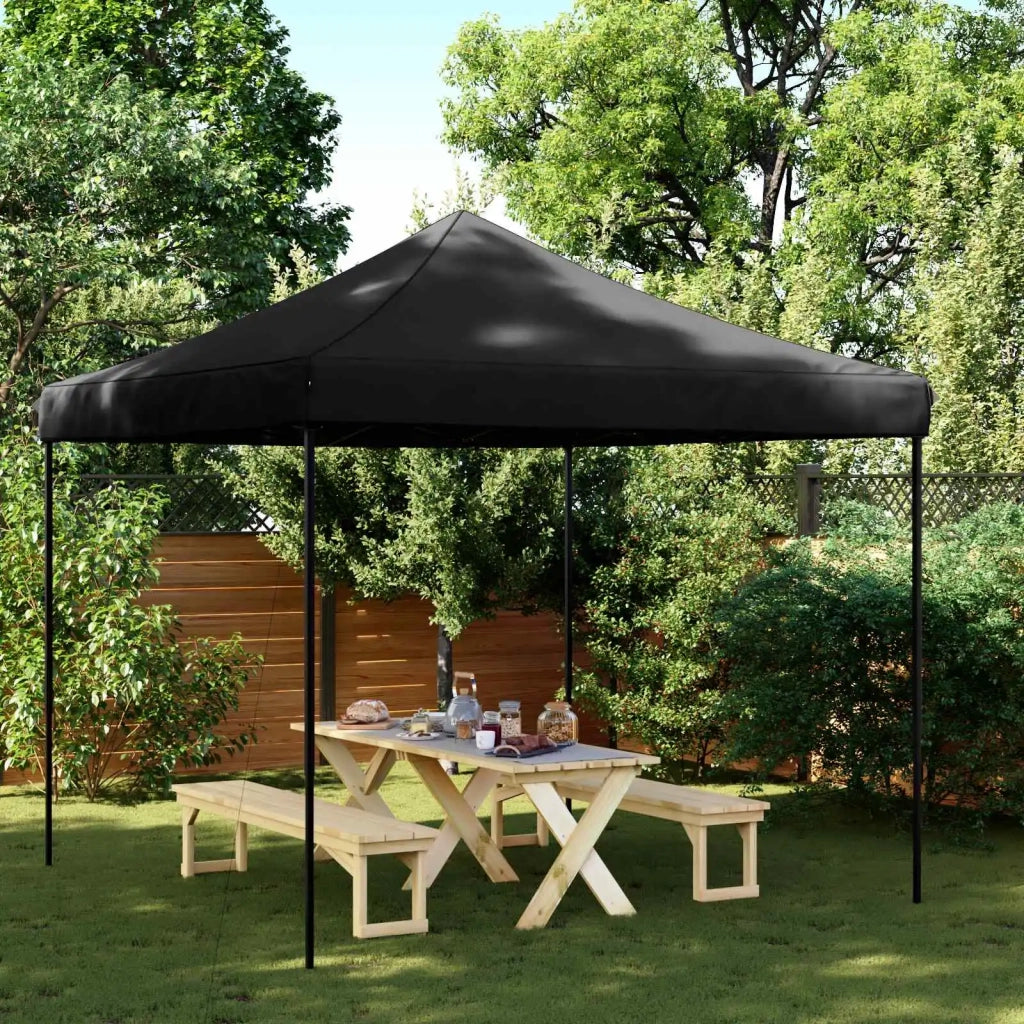 Tenda Party Nero 292 x 292 x 315 cm Tessuto Oxford 42023550