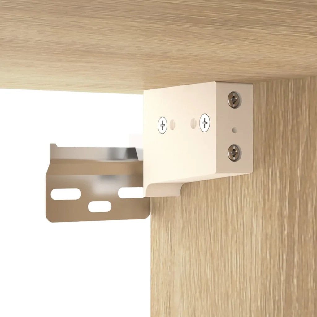 Armadietto Pensile a Parete Rovere Sonoma 69,5x34x90 cm CFW9491308