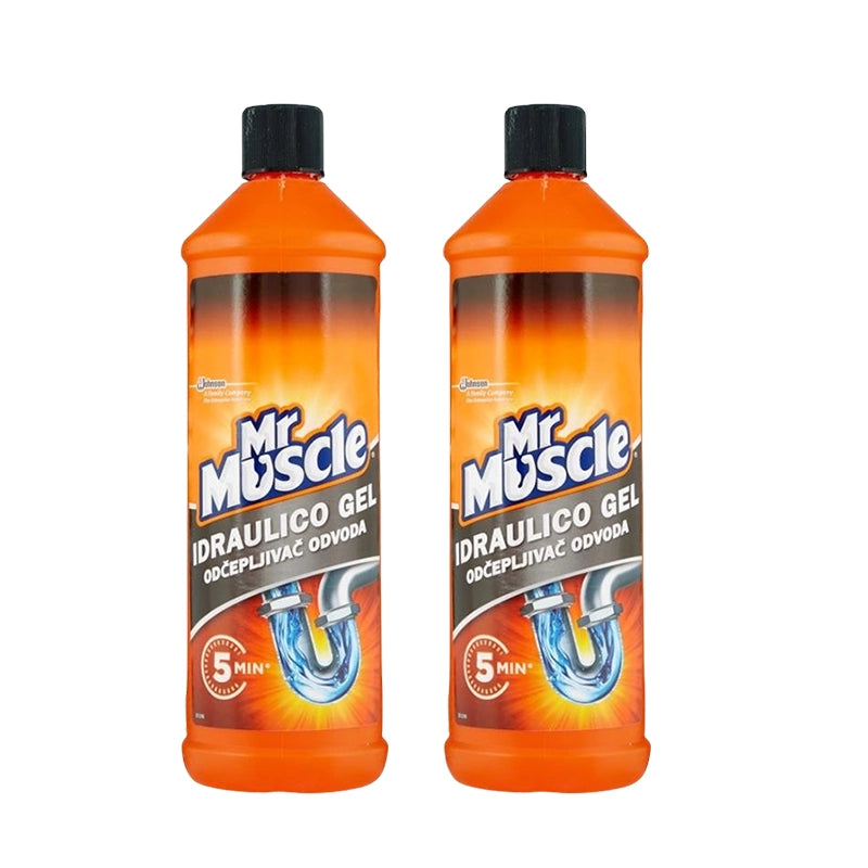MISTER MUSCOLO DISGORGANTE IDRAULICO GEL 2 X 1 LT