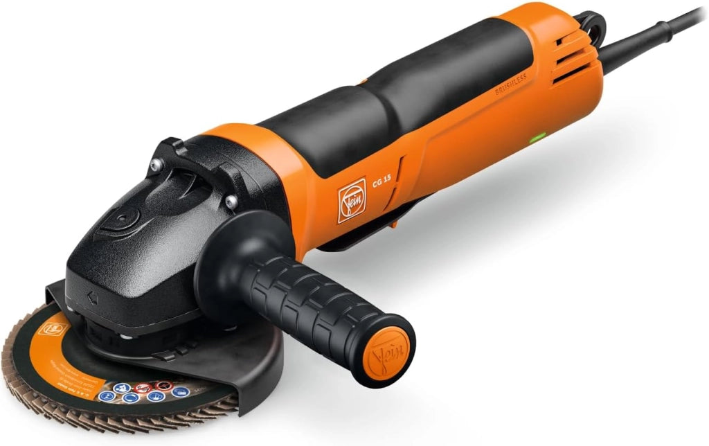 Smerigliatrice angolare batteria Ø125 mm CCG 18-125-15 AS, 18V, Ottima potenza e durata, Applicazione universale, Motore Brushless FEIN, Compatibile con batterie e caricabatterie AMPSHare 18V