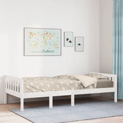 Letto per Bambini senza Materasso-Struttura Letto Bianco 75x190cm Massello Pino