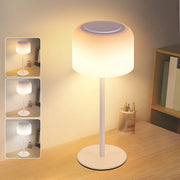 ZMH Lampada da tavolo LED wireless bianca batteria touch dimmerabile 3 temperature colore per camera letto soggiorno
