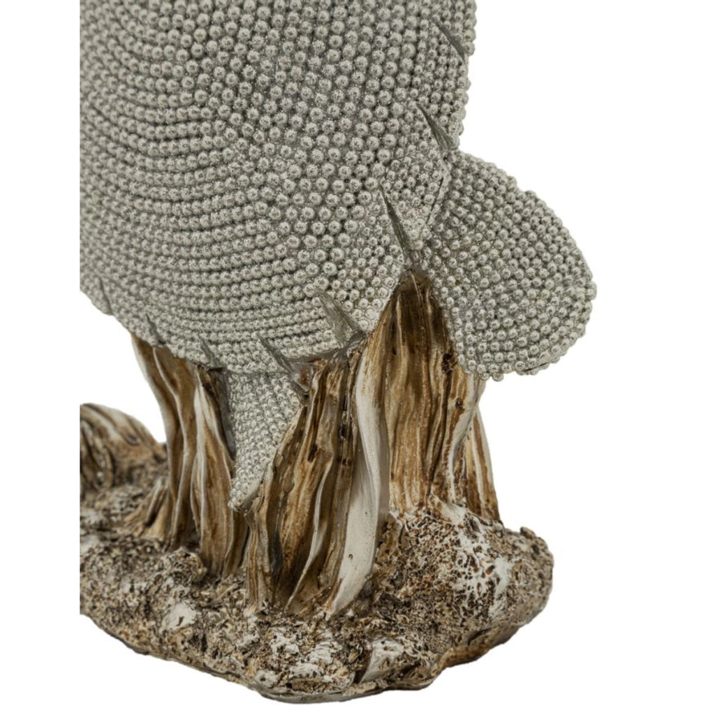 Scultura Tartaruga, Argento, Poliresina, 19x10,5x22 cm