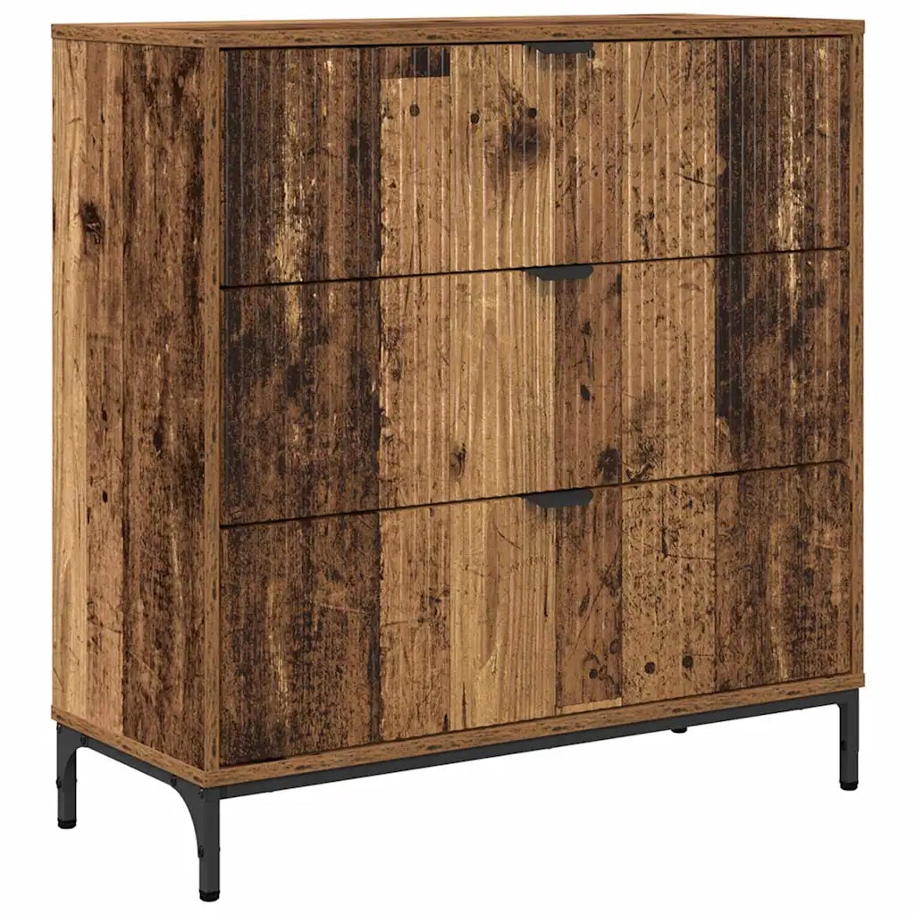 Credenza | Madia | Buffet da pranzo | Armadio da pranzo Legno vecchio 79,5 x 33 x 82 cm Legno multistrato