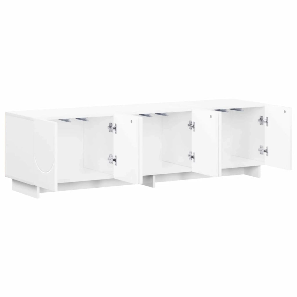 Supporto TV 140 x 34.5 x 40 cm Bianco Lucido 8011580