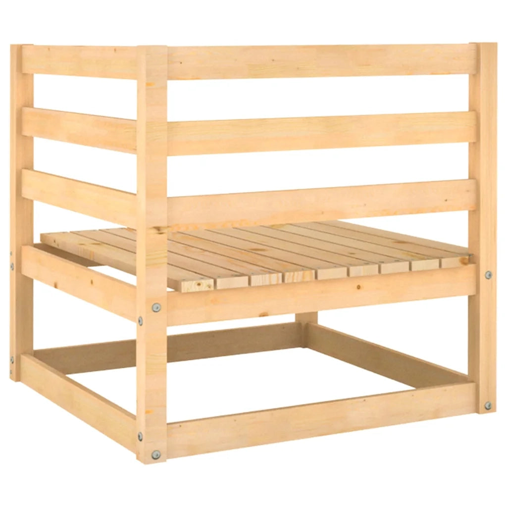 Salotto da Giardino-Set Divani da Giardino2 pz con Cuscini Legno Massello di Pino 352912