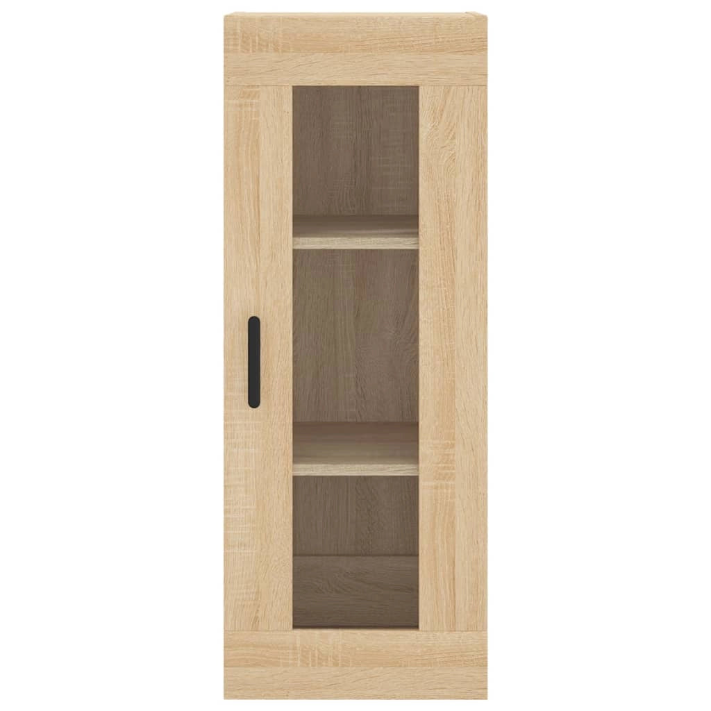 Buffet credenza cassettiera armadio mobile contenitore organizer cucina soggiorno salotto rovere Sonoma alto 34,5 x 34 x 180 cm legno ingegnerizzato marrone 02_0033966