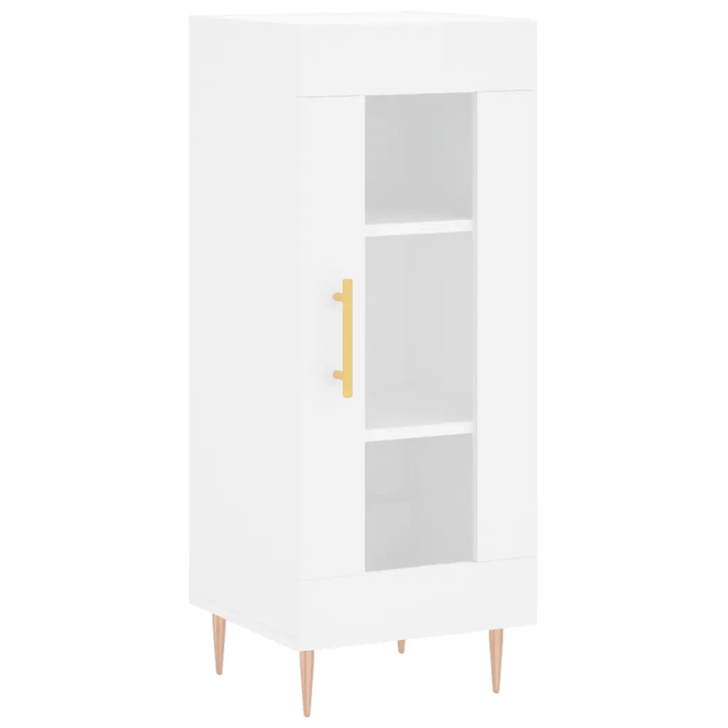 Credenza Bianca 34,5x34x90 cm in Legno Multistratocod mxl 126835