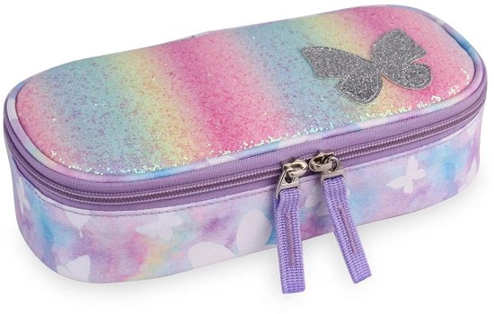 Etui per bambini, grande capacità, borsa per matite multi-compartimenti per bambini, grande borsa per adulti con chiusura a righello, grande contenitore per penne per la scuola
