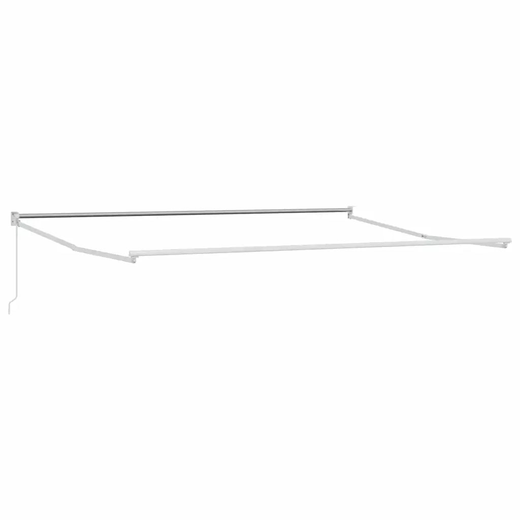 Tenda Retrattile Bianco 400 × 300 cm Poliestere e Alluminio 3330631