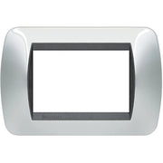 Living Int. - Placca 3 posti cromo lucido - L4803CR