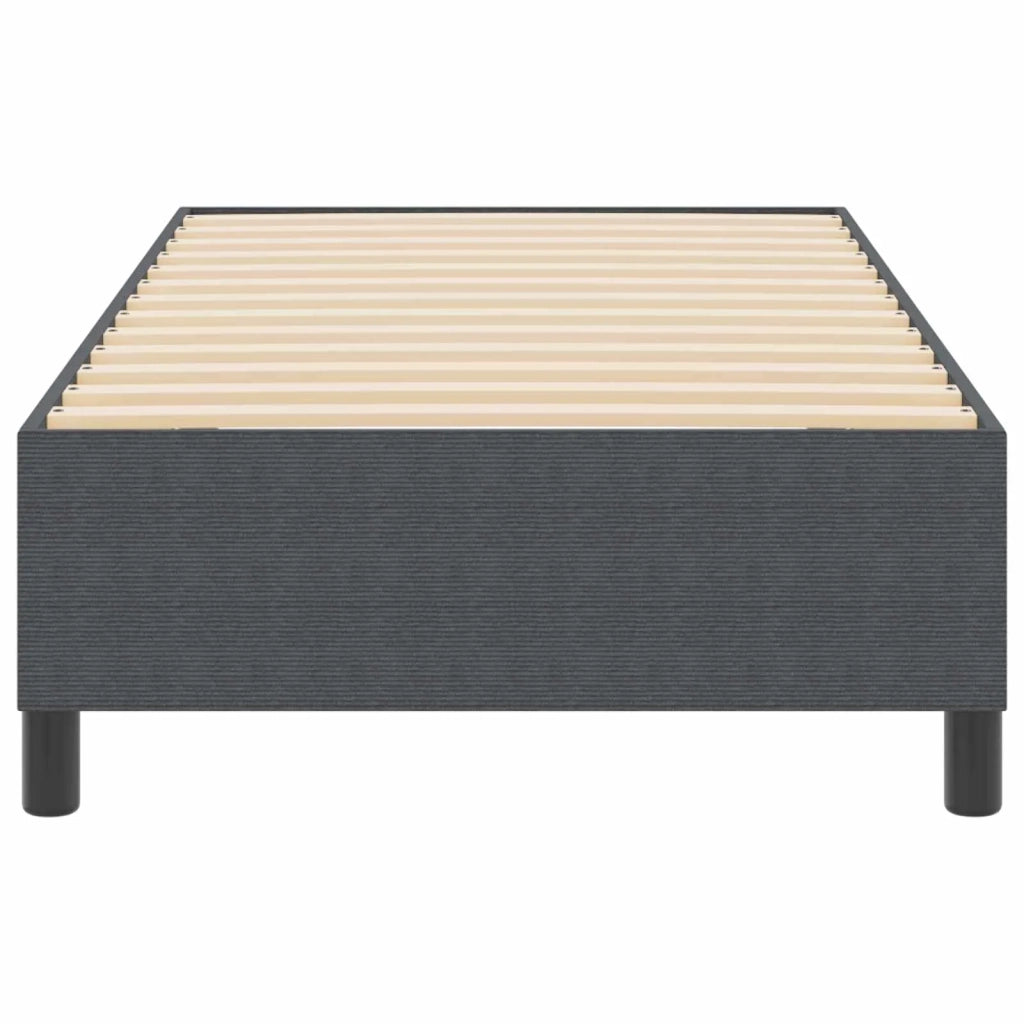 Struttura letto piattaforma-Giroletto-Rete del Letto Grigio scuro 100 x 200 cm