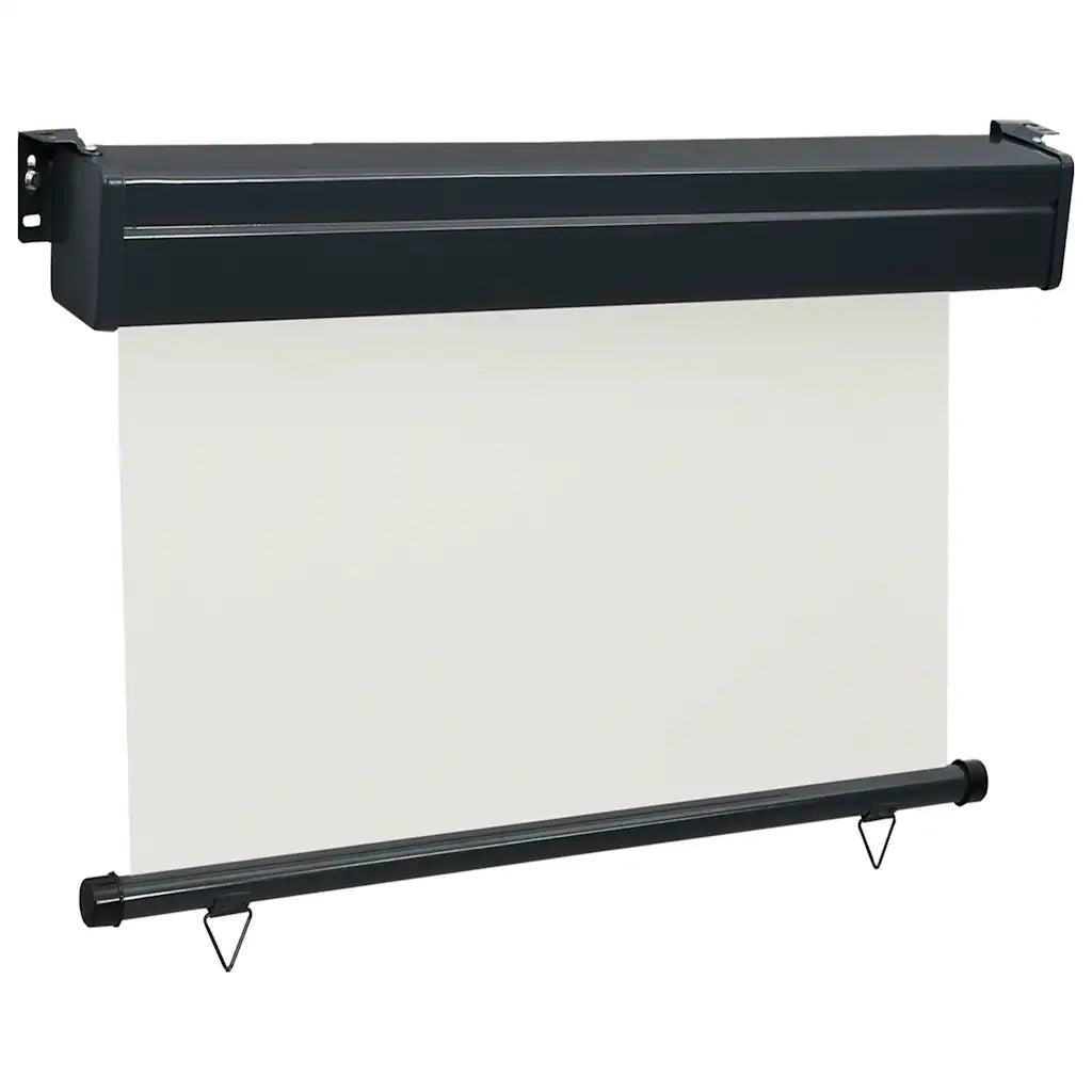 Tendalino Laterale per Balcone-Tenda da Sole Laterale per Patio 105x250 cm Crema