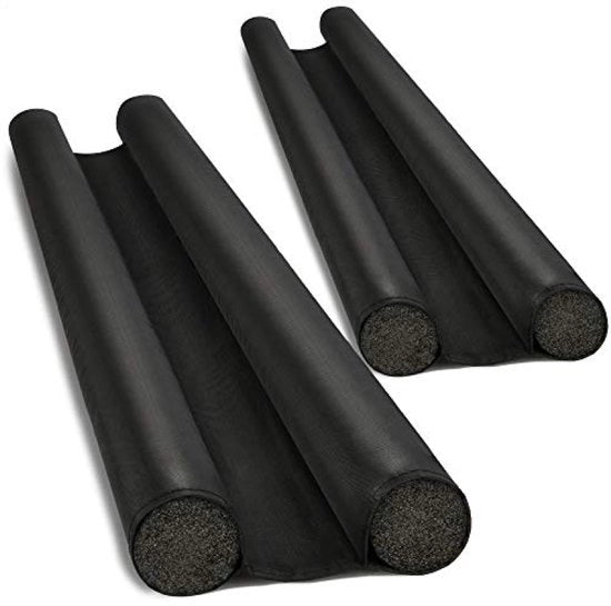 Strisce di chiusura per porte - sigillatura del bordo della porta - stopper per tocco - doppia sigillatura - protezione contro il tocco - rumore - 86 cm - 002 pezzi