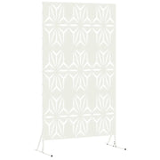 Schermo per Privacy Bianco 100 x 50 x 180 cm Acciaio CFW5647257