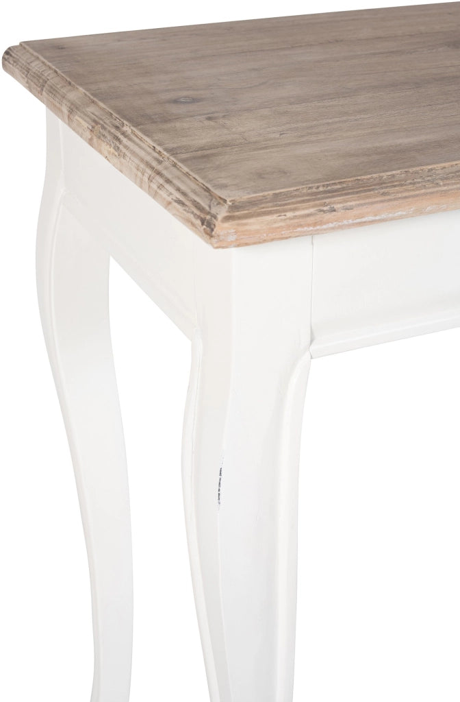 Tavolo console Balto Natura/bianco