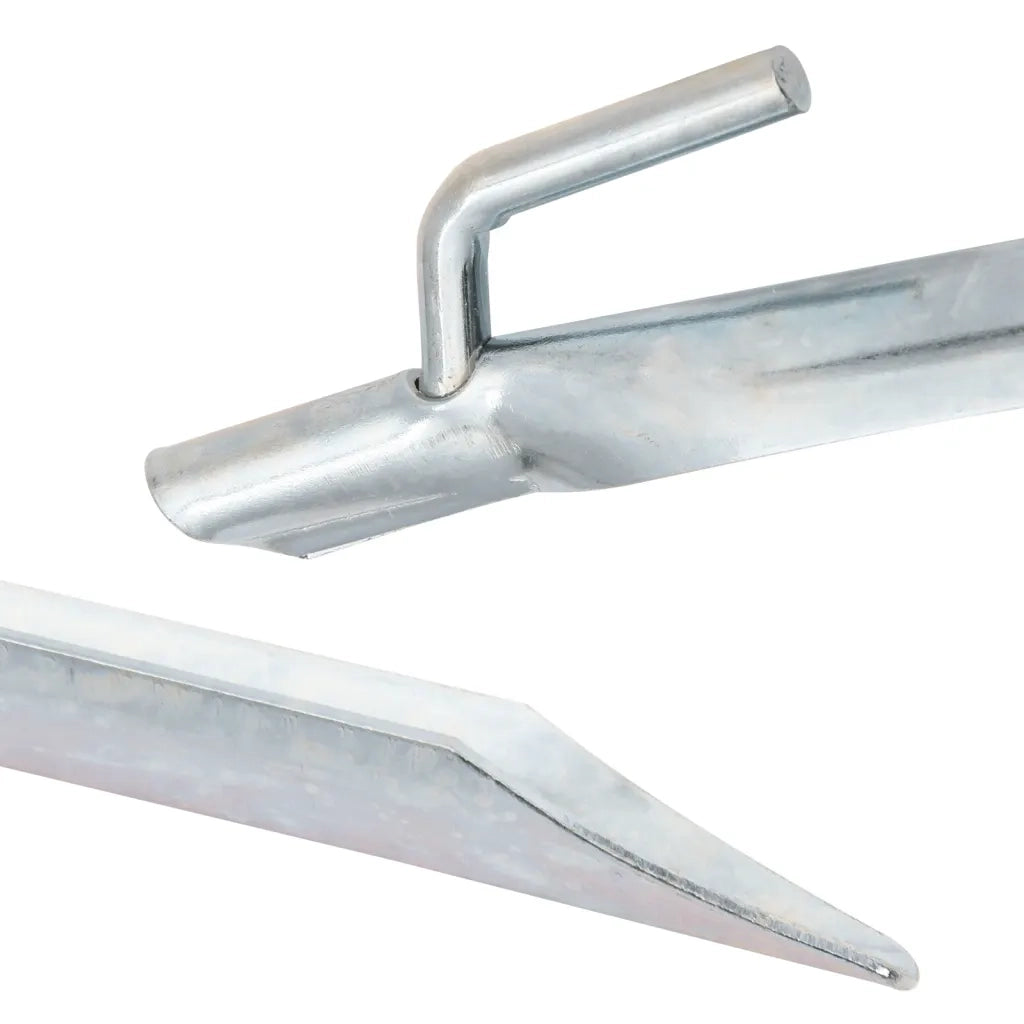 Picchetti Tenda 24 pz Forma di V 29,5 cm Ã˜20 mm Acciaio Zincato