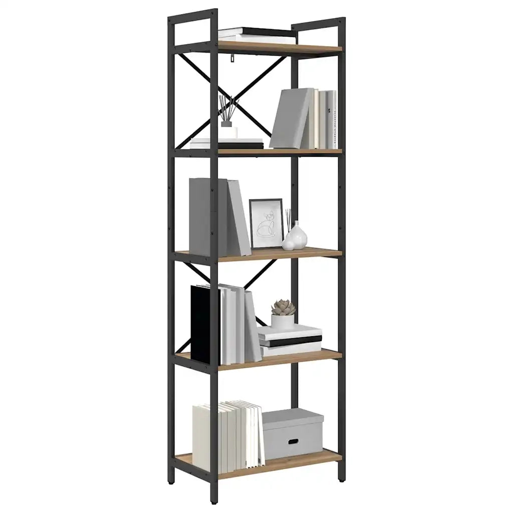 Libreria 5 livelli 56 x 34 x 171 cm Legno ingegnerizzato 883867