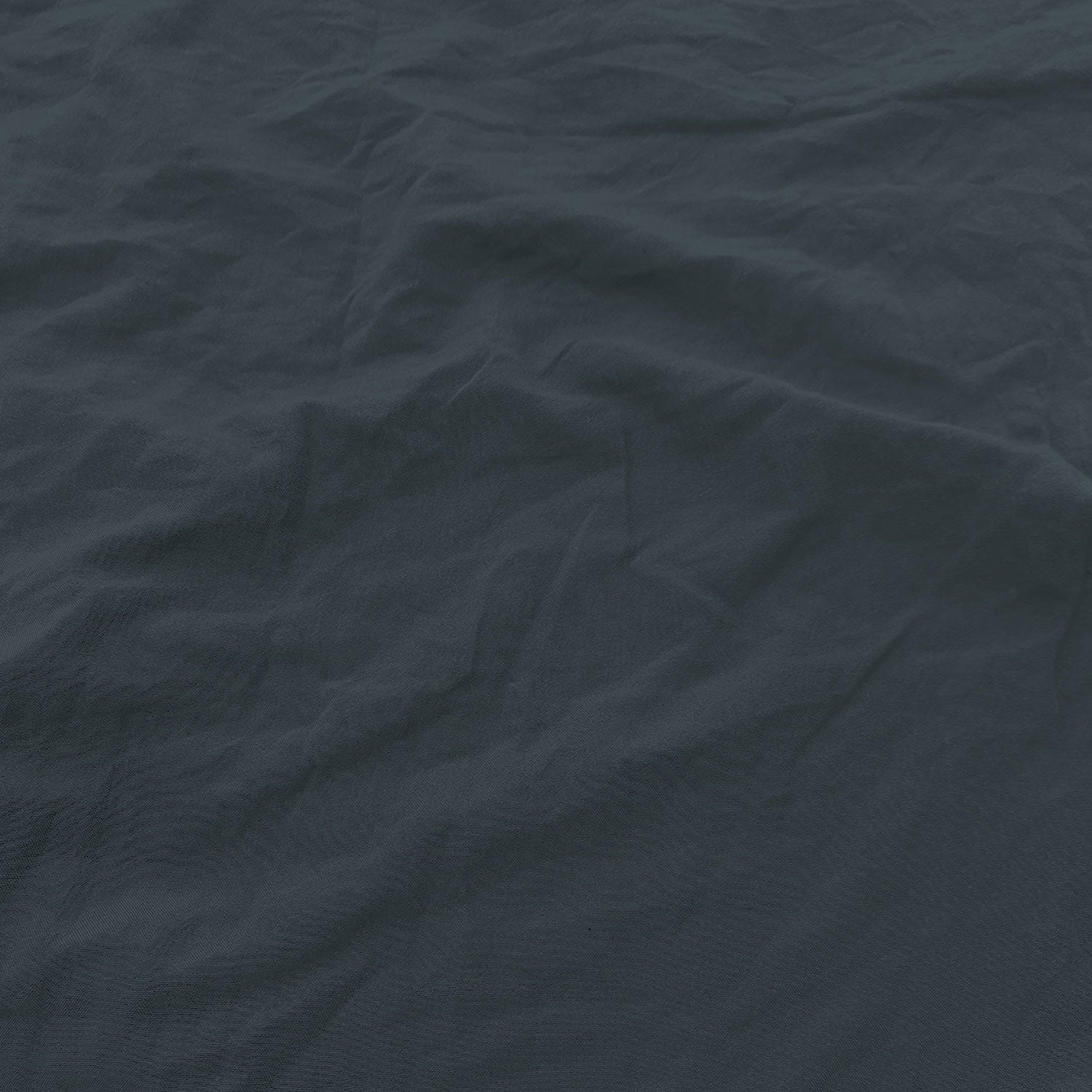 Set Lenzuola Matrimoniale Sopra Sotto e 2 Federe Linea Water Washed Grigio Scuro