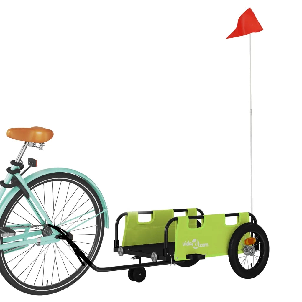 Rimorchio da Bici Verde Oxford e Ferro CFW4362641