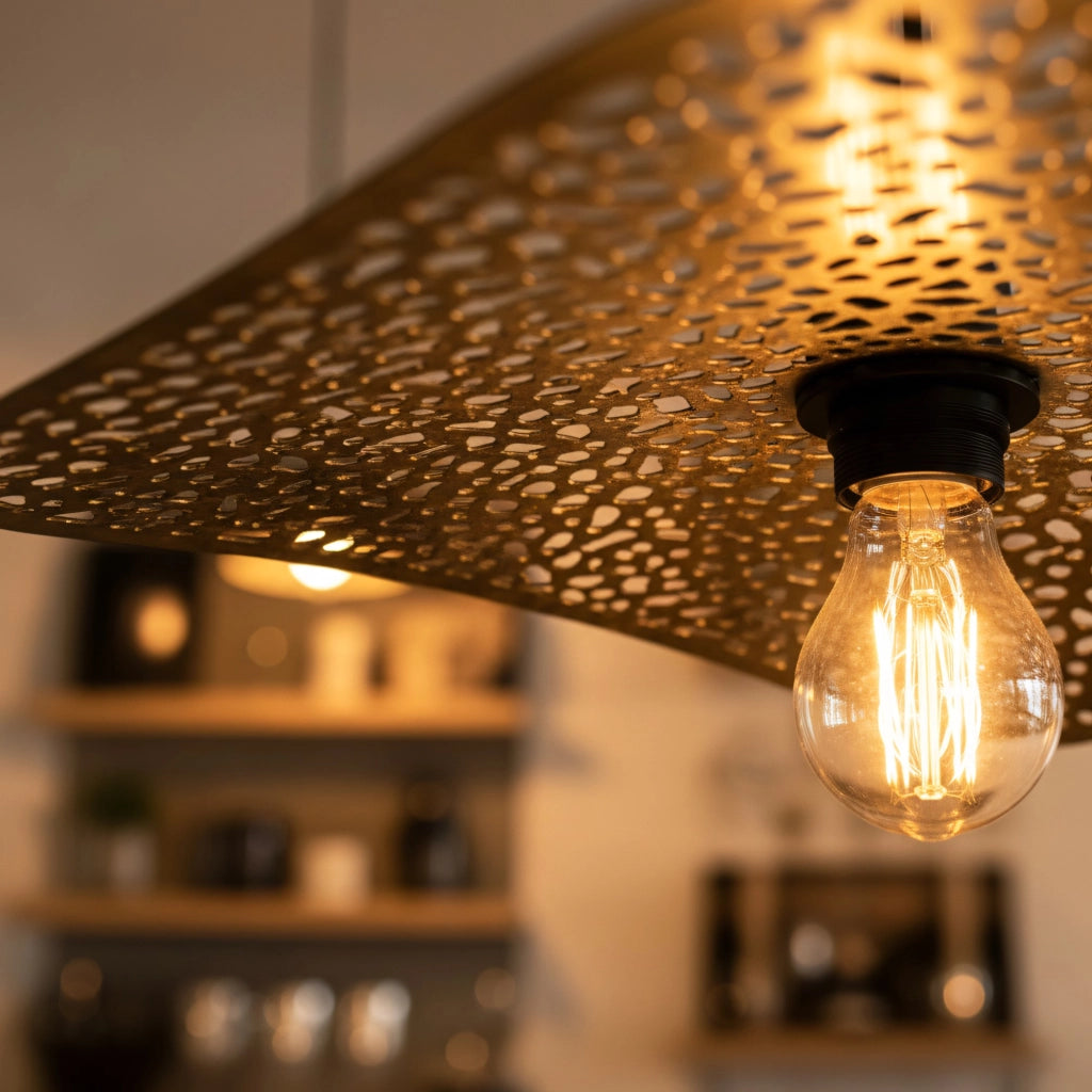 Lampada Da Soffitto APP1468-1CP Black/old Gold