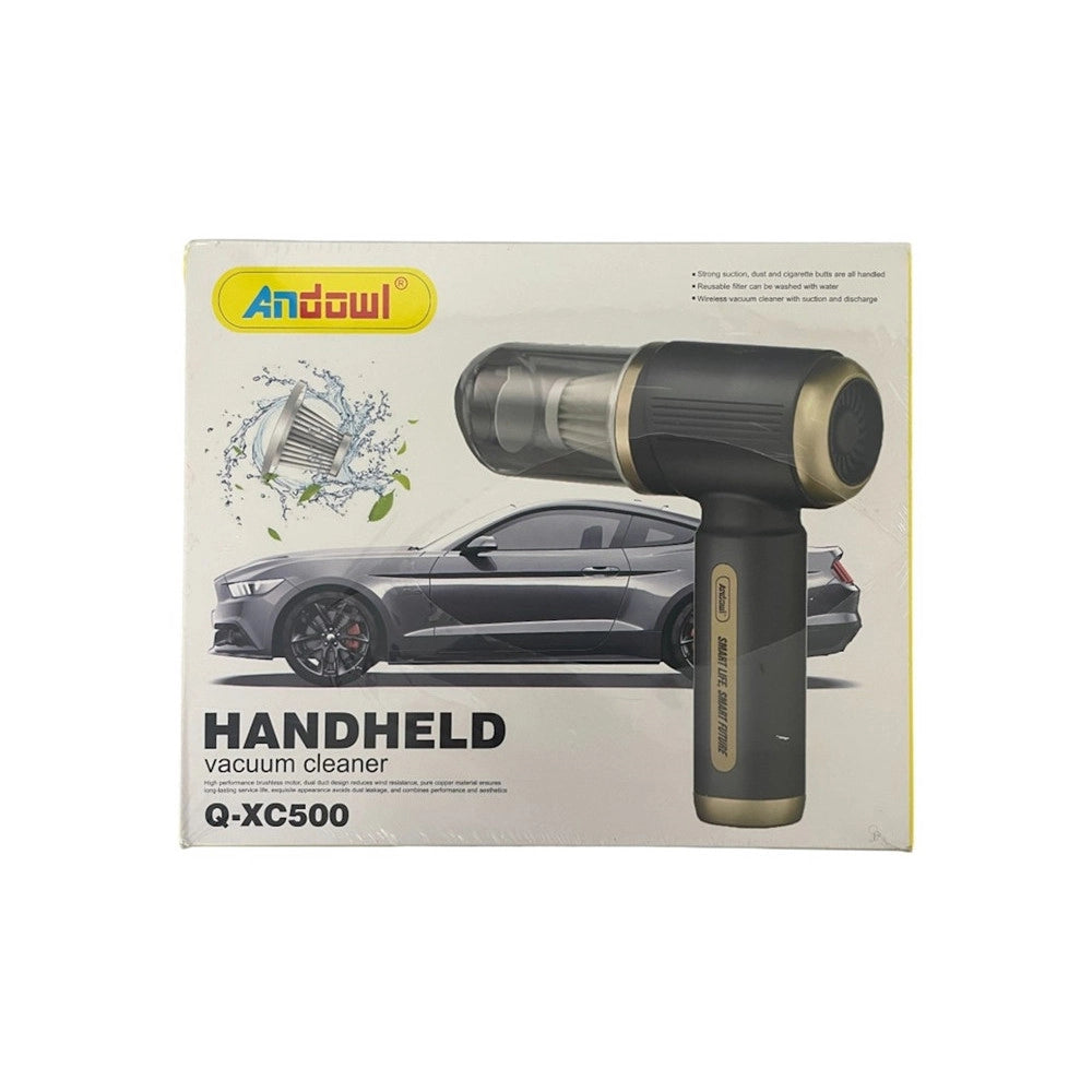 Trade Shop - Aspirapolvere Elettrico Portatile Ergonomico Per Pulizia Auto Con Filtro Rimovibile Q-xc500 -