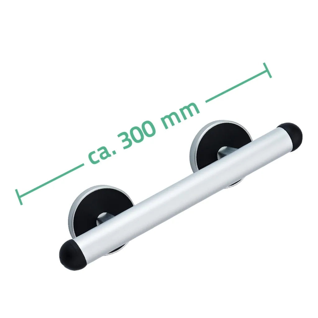 RIDDER Barra di Sicurezza Premium 30 cm Alluminio Cromato e Nero 445017