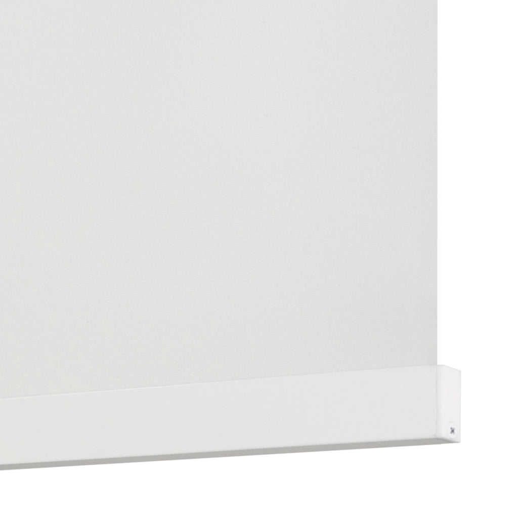 VIEWTEX Tenda a rullo motorizzata con cassetto Oscurante/Termico Bianco 105 X 190cm - Made in Europe - 5 anni di garanzia