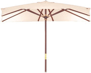 OMBRELLONE IN LEGNO SUN TOP 300X200 PALO MM.40 ARREDO ESTERNO PISCINA
