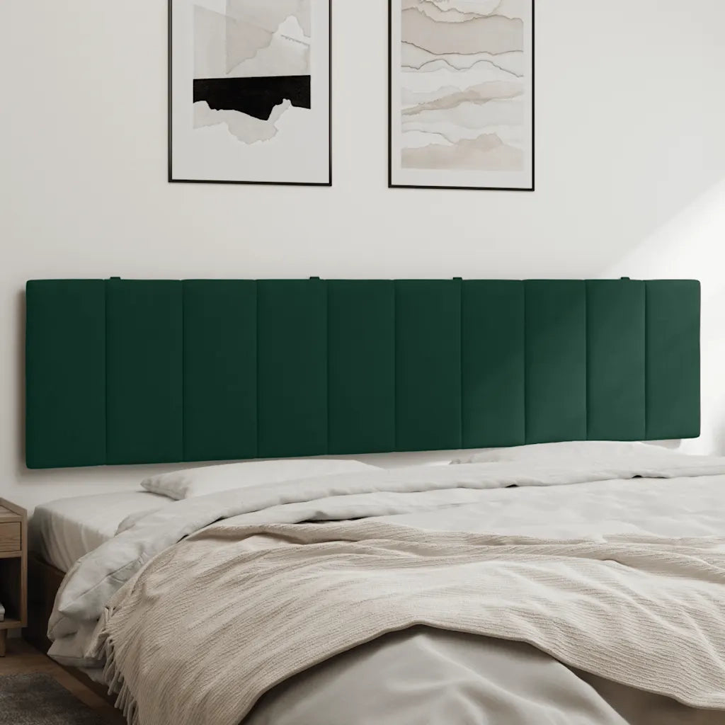 Cuscino Testiera Hanko Verde Scuro 200 cm in Velluto 374692