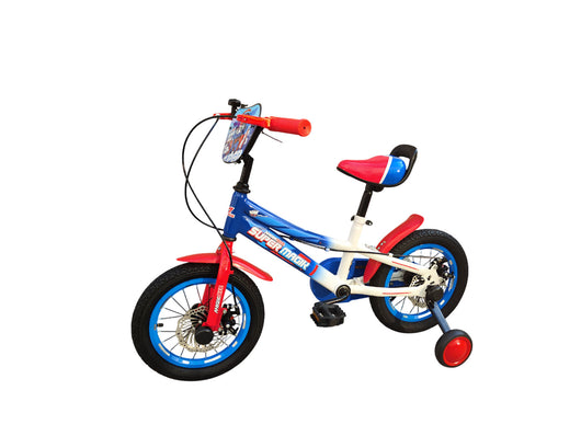 Bicicletta per Bambini 14" Freni a Disco Magik-Bike Super Blu