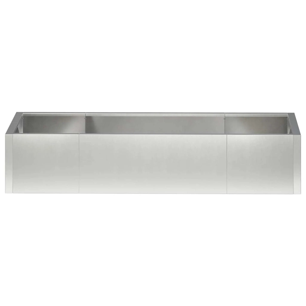 Muro di contenimento 6 pz 200 x 100 x 30 cm Acciaio Inox 3449223