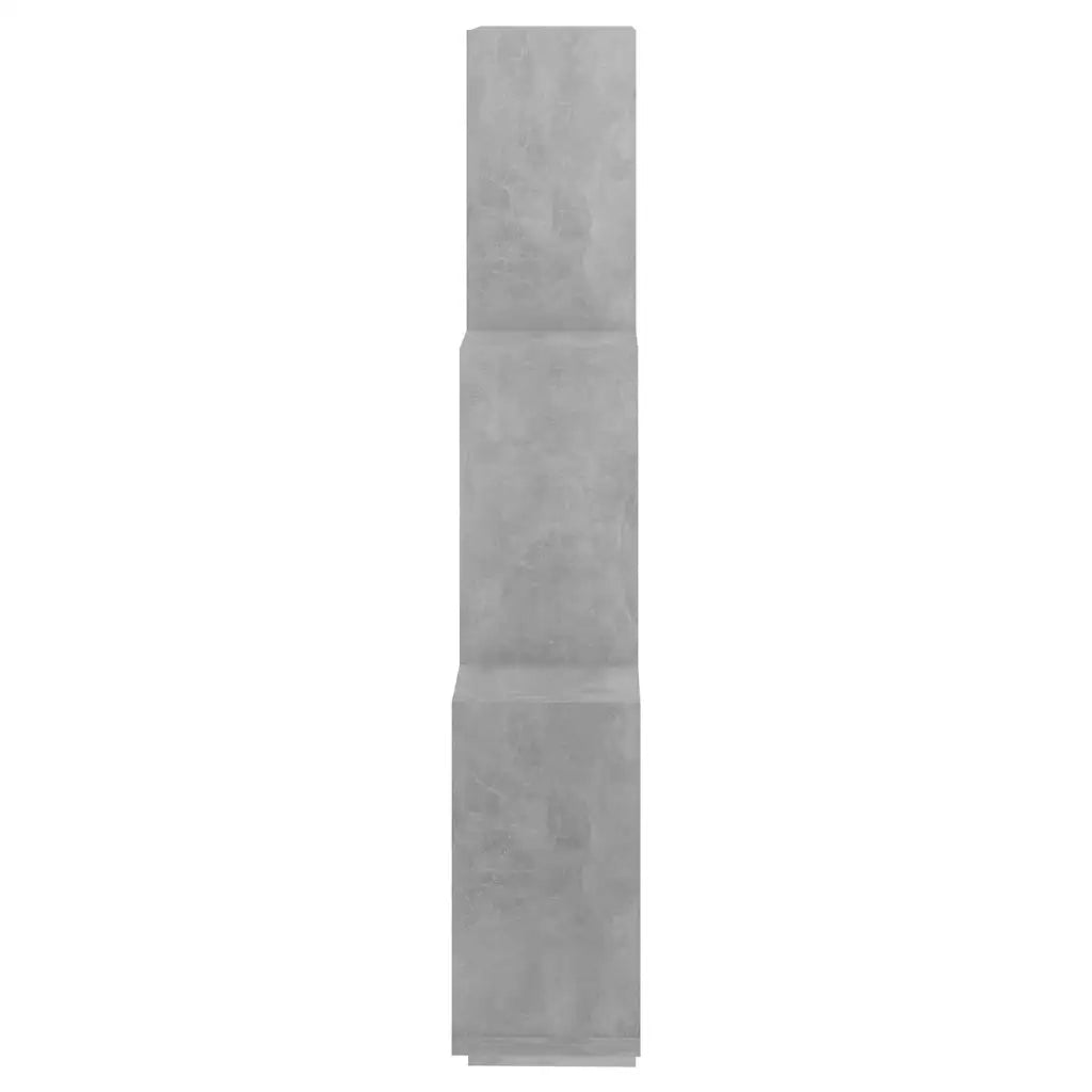 Mensola Parete Cubo Grigio Cemento 78x15x93cm Legno Multistrato 807173