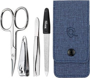 impianto per manicure 4-in-1 con abrasivo a smeraldo di Solingen kit per cura delle unghie con lima per unghie e set di unghie