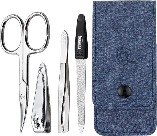 impianto per manicure 4-in-1 con abrasivo a smeraldo di Solingen kit per cura delle unghie con lima per unghie e set di unghie